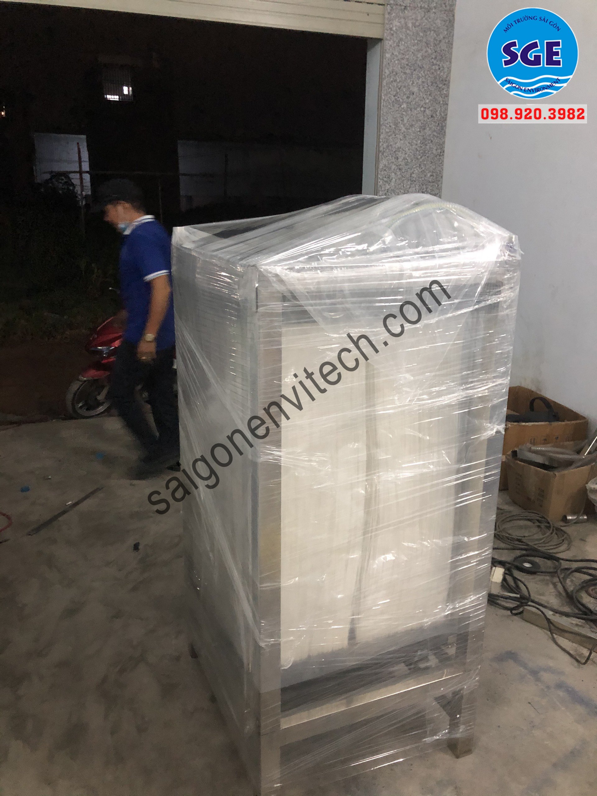 <center>Màng lọc mbr công suất 20m3/ngày đêm</center>