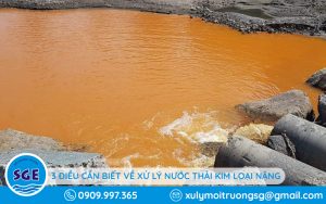 nước thải chứa kim loại nặng