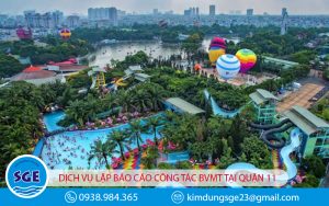báo cáo công tác bảo vệ môi trường