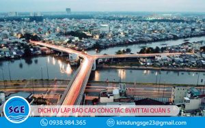 báo cáo công tác bảo vệ môi trường tại quận 5