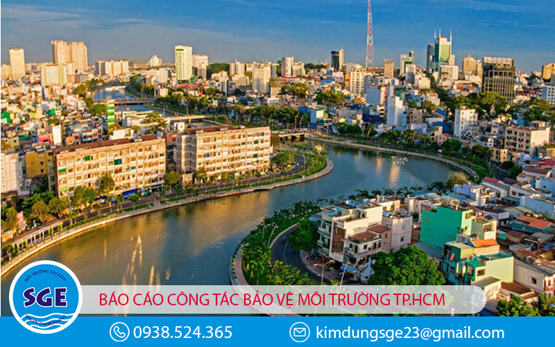 báo cáo công tác bảo vệ môi trường tại thành phố Hồ Chí Minh